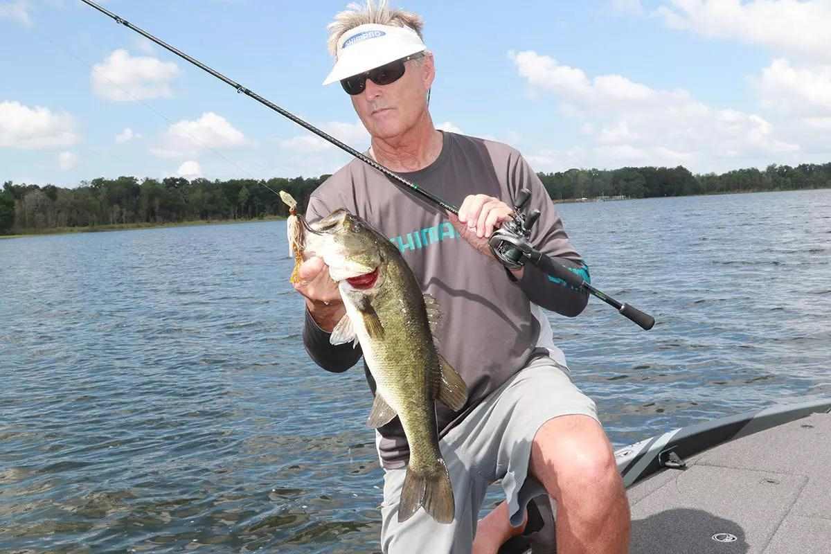 Man holding largemouth bass